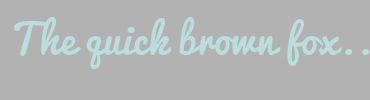 Image with Font Color BBDDDD and Background Color B2B2B2